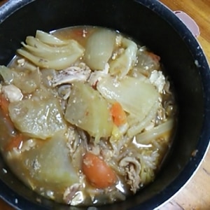 さば味噌煮缶で作る☆大根鯖カレー